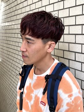 パークレーン アイス イヴェン(park lane ICI yeven) 韓国メンズシースルーマッシュダウンパーマ韓国ウルフカット前髪