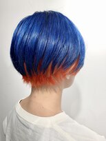 アトリア 横浜(Atria)&nbsp;ブルー×オレンジ　ビビットインナーカラー