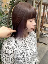 ラミエバイメルト 下北沢(lamie by melt)&nbsp;花田/ボブ/切りっぱなしボブ/セミディ/インナーカラー/下北沢