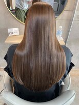 クー  戸越銀座(QOO)&nbsp;美髪のススメ髪質改善切りっぱなしボブピンクブラウン