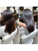 落ち着きがありながらも透明感のある髪色【別府】