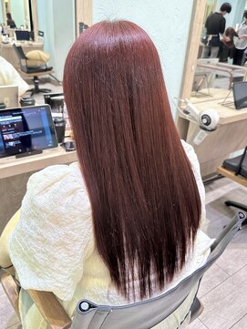 ヘアーメイクオズ(hair make O/S) ボルドーブラウン☆