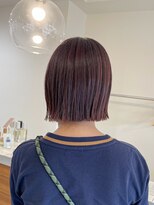 コルユニテ(col. unite)&nbsp;レッドカラー/レッド/暖色カラー/ボブ/ボブヘア/ボブスタイル