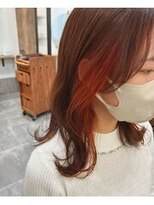 シアアルン 新小岩店(SHEER alun)&nbsp;オレンジインナーカラー/インナーカラー/SHEERalun新小岩店