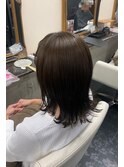 お手入れ簡単外ハネスタイル