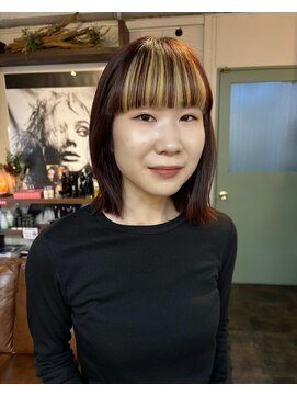 コレット ヘアー 大通(Colette hair) インナーカラー × レッドブラウン .*。
