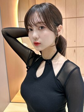 グロー オオミヤ アネックス 大宮(GLROW OMIYA ANNEX) 似合わせカット×顔周りレイヤーカット韓国ブリーチなし[大宮]