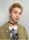 スパイキーショート/ベリショ/メンズショート/金髪
