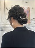 上乃裏ブルーブラックブリーチグレージュ髪質改善トリートメント