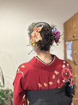 ケイズプラスカラン(HAIR AND MAKEUP K's PLUS calin)&nbsp;卒業式ヘアセット