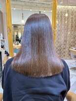 ロンドアベニール 北千住(Lond avenir)&nbsp;イメチェン外ハネボブ美髪ワイドバングレイヤー髪質改善縮毛矯正