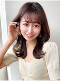 韓国風レイヤーイメチェンハッシュカットワイドバング美髪