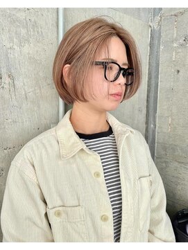 ビジュ(bijou) ショートボブ/横須賀/横須賀中央/カット/ブリーチ/カラー/汐入