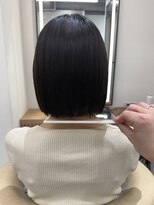 ロンドプロフィール 浦和(Lond profil) イメチェン ボブ 外ハネボブ 美髪 ホワイトブロンド 韓国