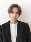 ツイストパーマ七三オールバックマッシュウルフスリークショート