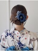 【夏限定】夏祭り用ヘアセット.*