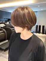 バンプ ギンザ(BUMP GINZA) 30代40代50代絶壁解消ひし形白髪ぼかし大人ショートボブNAYU