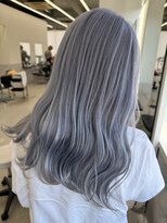 リノート バイ エゴル 太田川(Linoet by ENGOL)&nbsp;ブルーアッシュ/ブルーシルバー/青髪/ハイトーンカラー