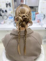 ヘイルジューシー(hail JUICY)&nbsp;カチモリヘア/個性派カチモリ/結婚式ヘア