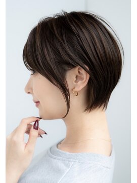 エインアンリー 表参道(AIN.ANLY.) 前髪あり大人ショート 30代40代50代【AIN.表参道】川原