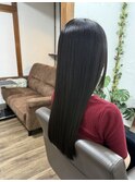 ロングヘア艶