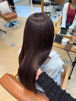 ユニ バイ マグ 長野店(Uni.by Mag)&nbsp;"ピンクカラー" 透明感ブリーチなしピンク