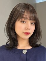 プネル(punel)&nbsp;のあグレージュカラー 透明感カラー ケアブリーチ