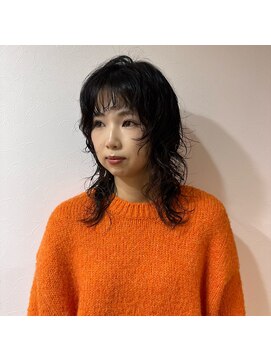 【浜松美容院　ウルフパーマ】