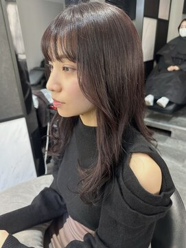 ピリオド 蒲田(Period.) 髪質改善/ラベンダーピンク/ブリーチなしカラー/蒲田/近藤