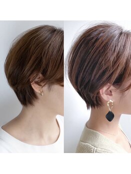 ルクレ(Le Cre)の写真/どこからでもキレイな仕上がりで！収まりで！伸びながら実感♪ 髪質改善/ハイライト/白髪ぼかし