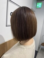 ギルド 東久留米店(GUILD)&nbsp;明るめベージュカラーで透明感ボブ