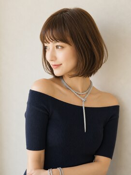 ドロップ(drop) 大人可愛い◎ツヤ感ナチュラルボブ
