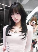 ハッシュカット/ハイレイヤーカット/韓国パーマ/レイヤー/渋谷