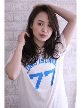 ソア 武蔵小杉(SOAR) インナーハイライトとリラックスウェーブのナチュラルロング