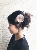 およばれで、絶対注目のステキヘアー^_^