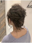 AUSTIN イルミナカラーが際立つ編み込み着付けヘアセット