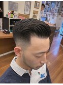 サイドパート フェード <理容室> <男性専門>