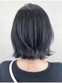 ブルーハイライト_ウェーブパーマフォギーベージュ_ba293693