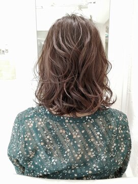 ファイブボックスヘアー 広島(five vox hair) シルバーグレージュ
