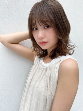 シー バイ ロンド 新宿(Sea by Lond) 【藤原三知代】ショコラベージュ　ボブルフ