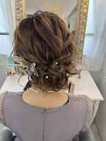 アチーブ エムプラス 茶屋町店(Achieve m +)&nbsp;ルーズなアップ【大阪梅田茶屋町ヘアセット専門店Achieve m+】