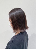 マッシュアンドマッシュアヴェダ ららぽーと福岡店(mash&mash AVEDA)&nbsp;【小顔】外はね切りっぱなしボブ/20代/30代/福岡/博多