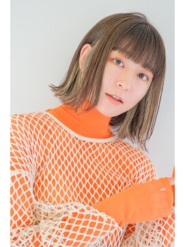 ガリカ シーム(Gallica/SEAM) イヤリングカラー/インナーカラー ワンカールナチュラルボブ