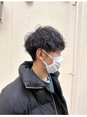 マッシュ×緩めツイスパ
