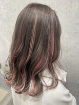 リースリー(Re.3 connecting beauty)&nbsp;デザインカラー☆シルバー×ピンク