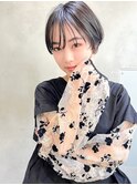 【LANY横浜】　ショートボブ×アッシュ・ブラックカラー