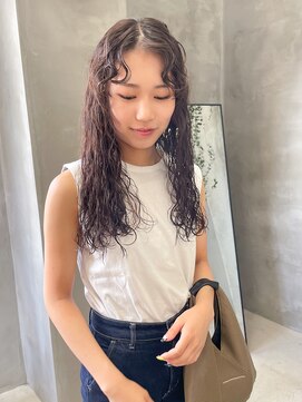 テトヘアー(teto hair) パーマ ロングヘア スパイラルパーマ くるくるパーマ