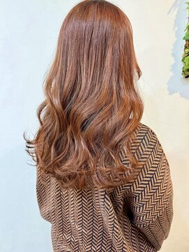 メロウヘア(Mellow hair) オレンジカラー＊ブリーチなしカラー