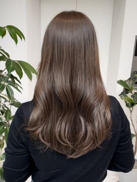 ザックギンザ(ZACC ginza) 赤みなしベージュ/ローレイヤー/ロング