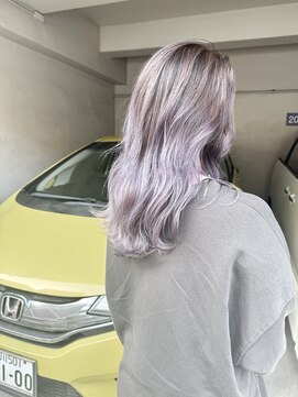 ヘアーアンドアトリエ マール(Hair&Atelier Marl) 【Marl】ホワイトラベンダーカラー×ハイライトグラデーション